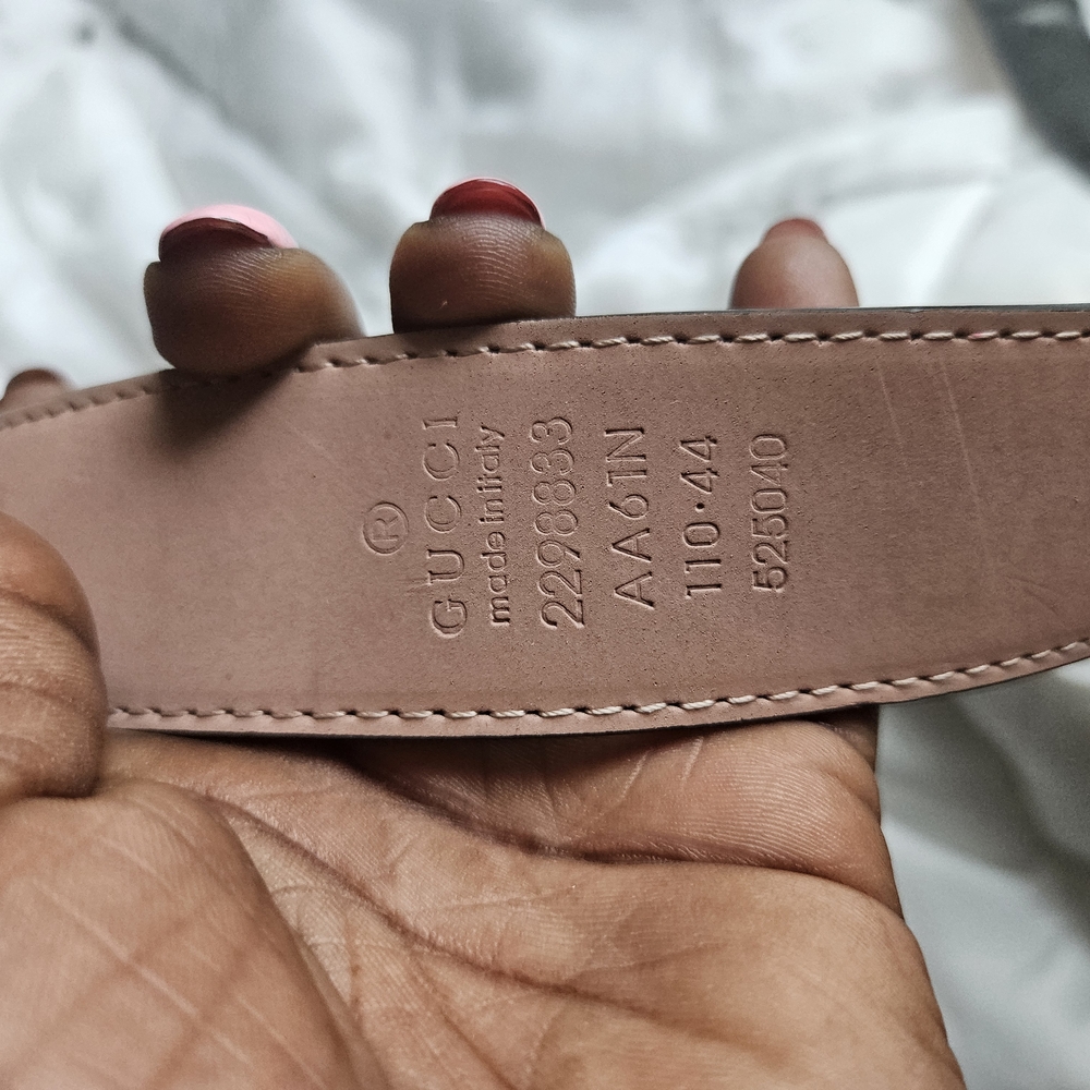 Gucci Brown Leather Belt
